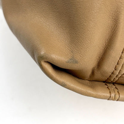 Chanel Tote Bag CC Logo Leather Beige — view 4