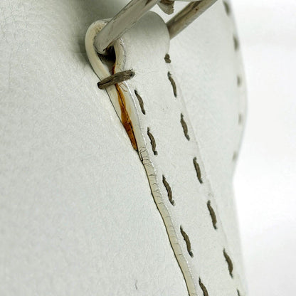 Fendi Tote Bag Selleria Linda Leather White — view 4