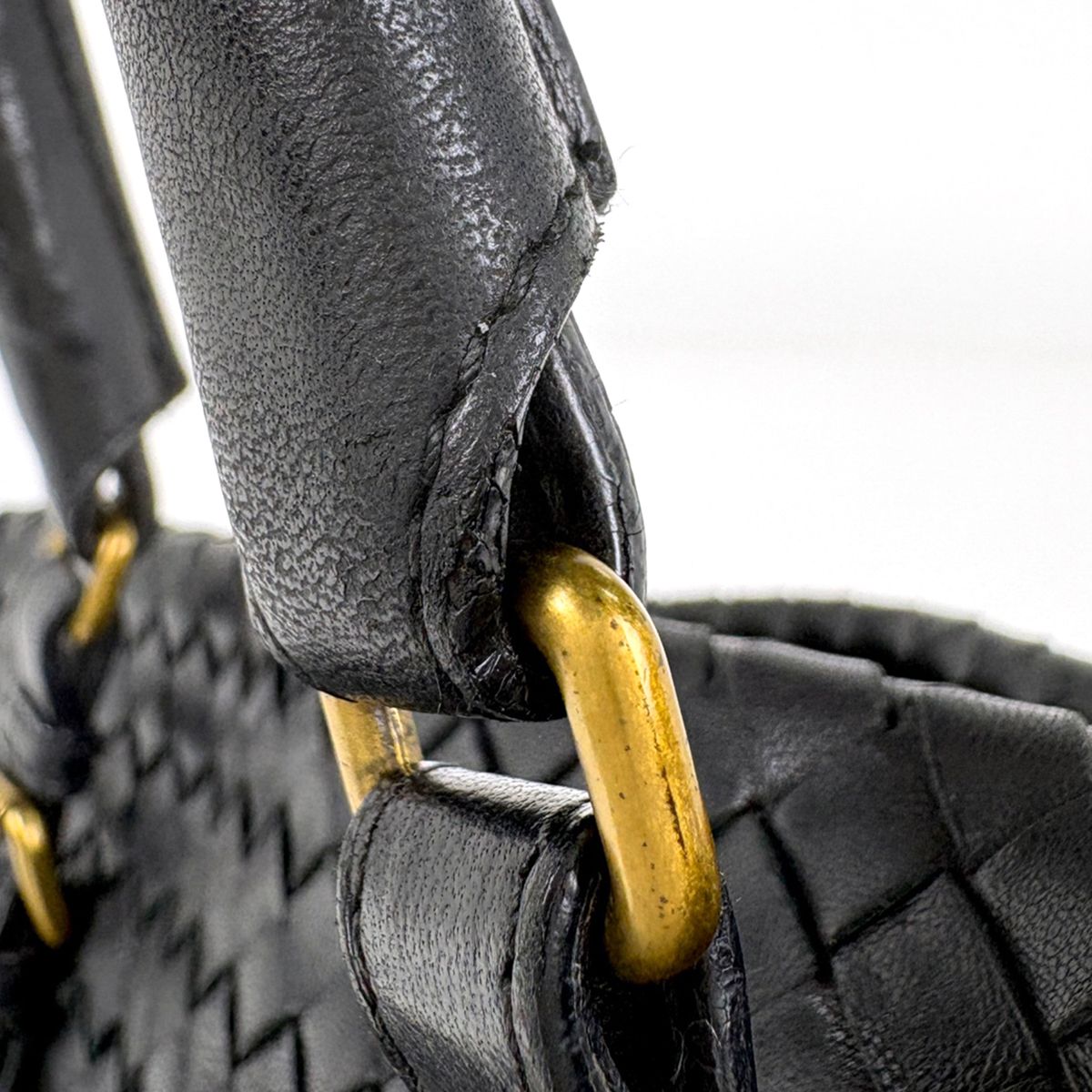 Bottega Veneta Tote Bag Intrecciato Leather Black — view 4