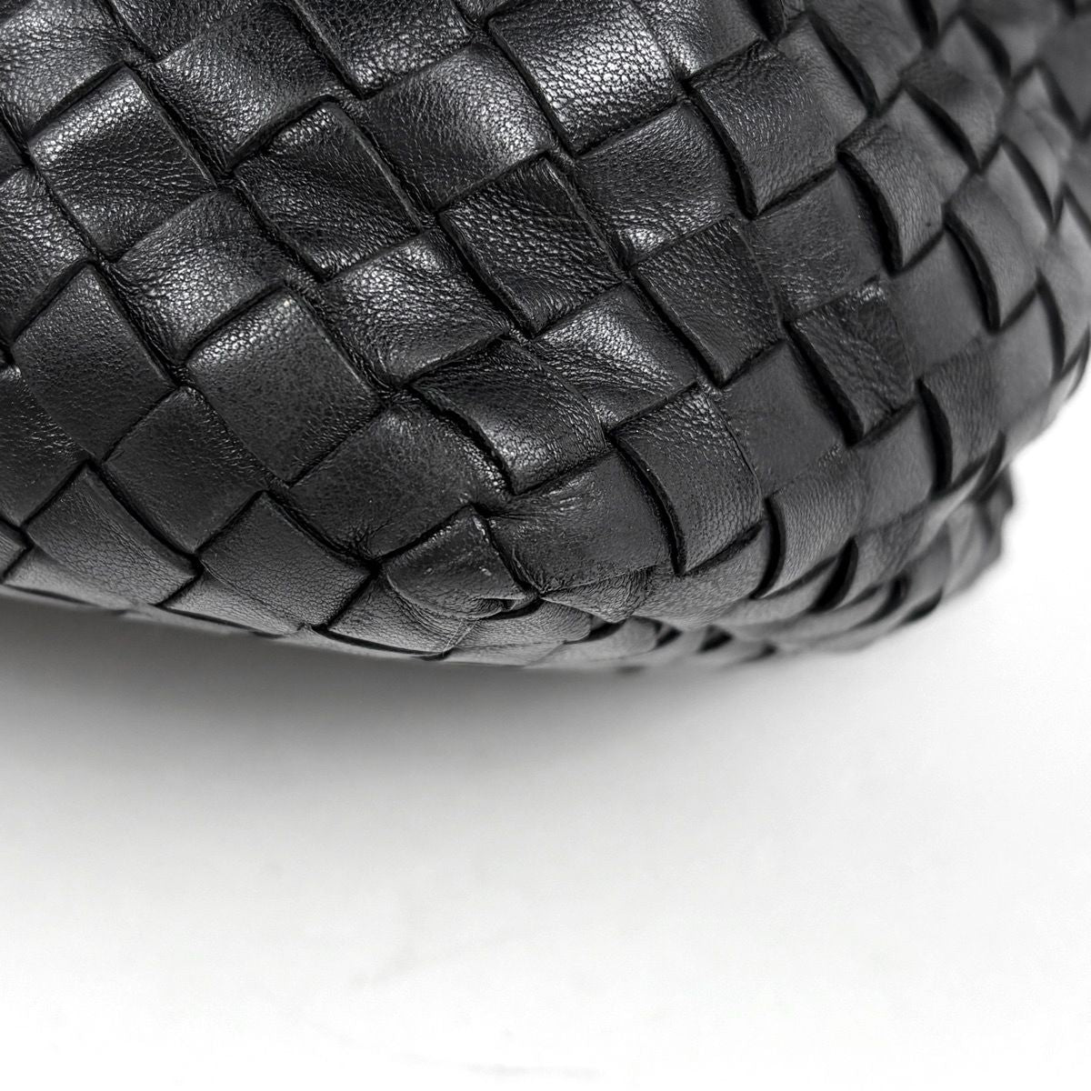 Bottega Veneta Tote Bag Intrecciato Leather Black — view 3