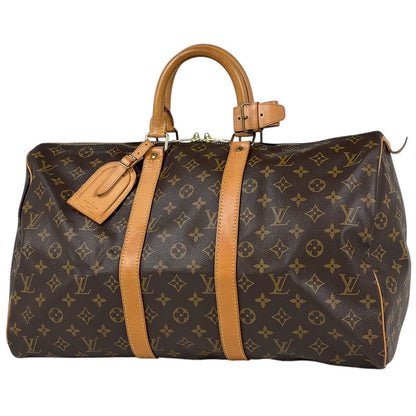 Louis Vuitton Keepall 45 Boston Bag Monogram Brown