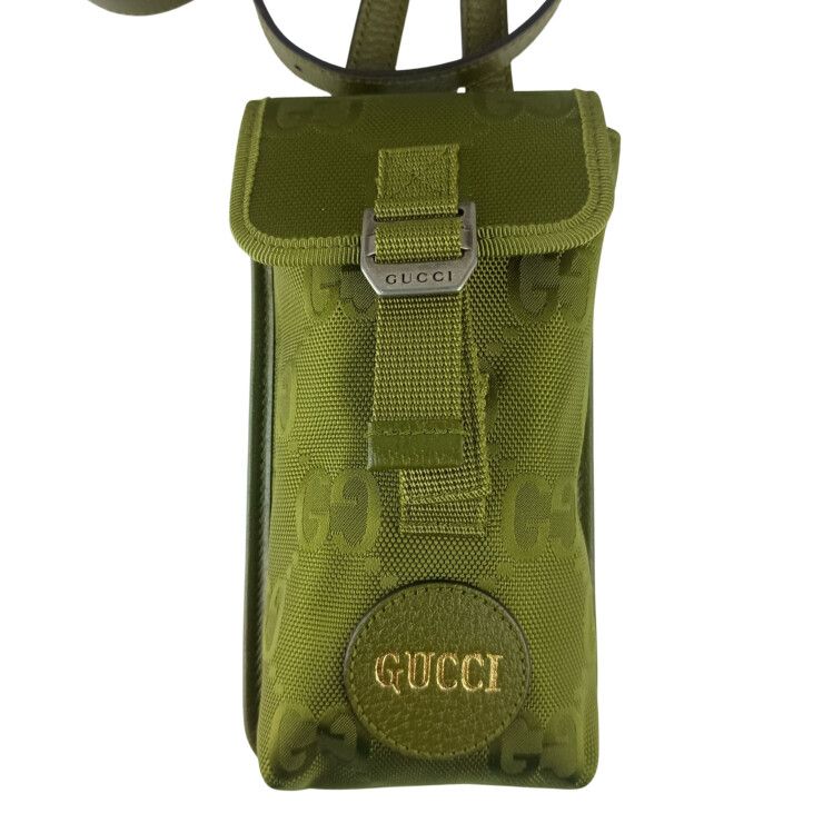Gucci Shoulder Bag Off the Grid Khaki GG Nylon — view 2