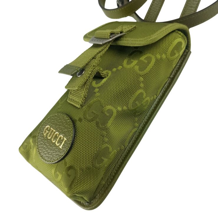 Gucci Shoulder Bag Off the Grid Khaki GG Nylon — view 3