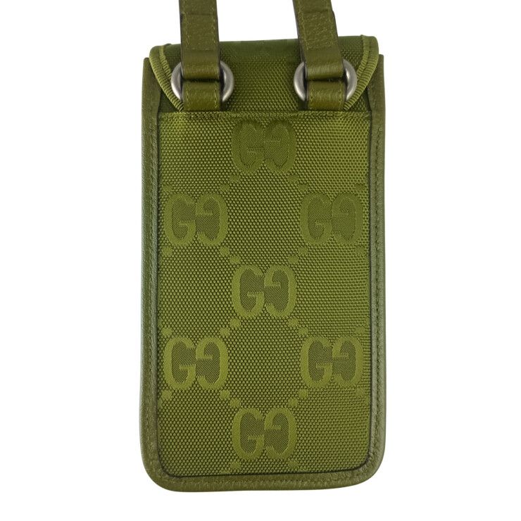 Gucci Shoulder Bag Off the Grid Khaki GG Nylon — view 4