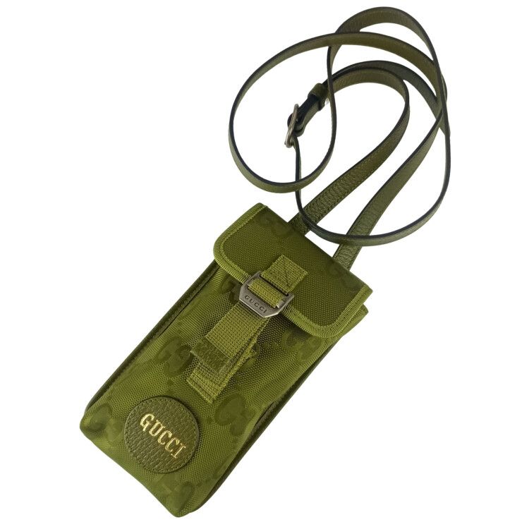Gucci Shoulder Bag Off the Grid Khaki GG Nylon