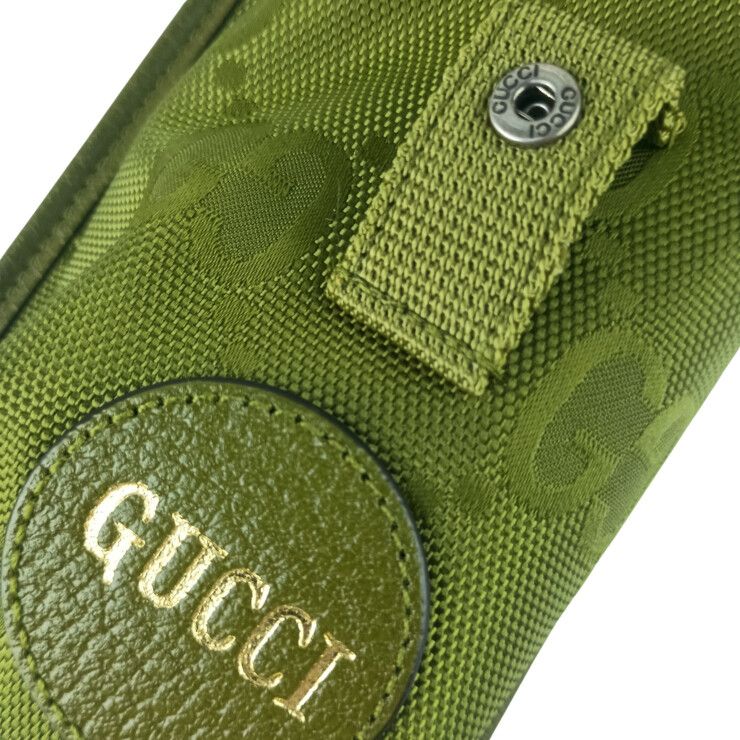 Gucci Shoulder Bag Off the Grid Khaki GG Nylon — view 7