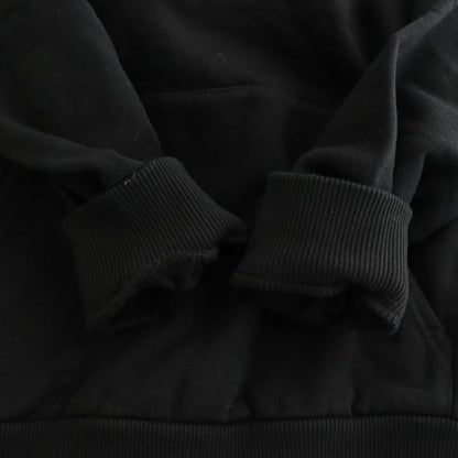 Celine Drawstring Loose Hoodie Pullover Black S — view 6