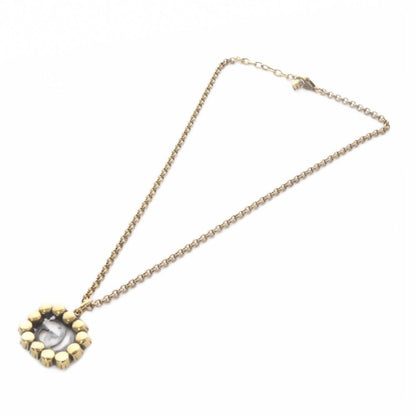 Gucci GG Crystal Pendant Gold Color Black — view 6