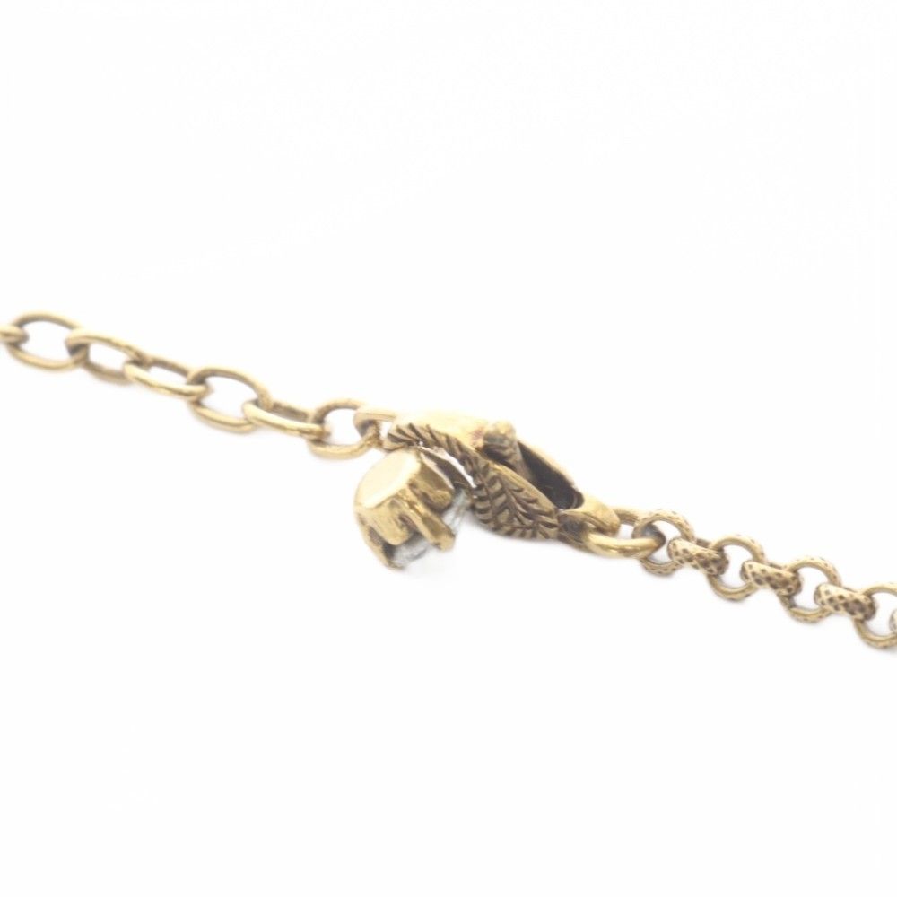 Gucci GG Crystal Pendant Gold Color Black — view 7