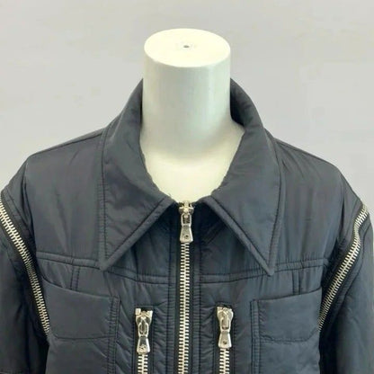 Dolce & Gabbana Detachable Vest 2-Way Zip Up S Black 44 — view 6