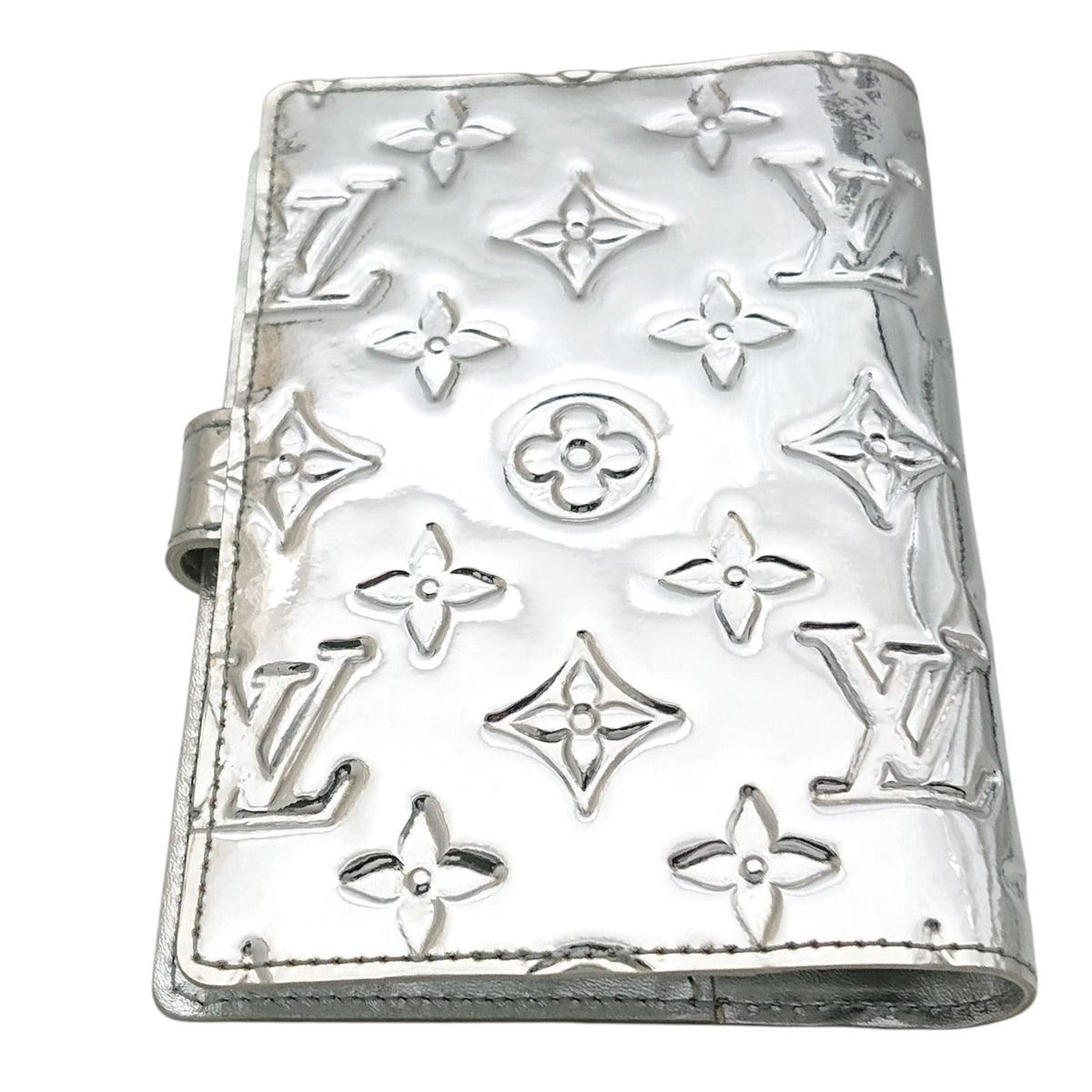 Louis Vuitton Agenda PM Monogram Miroir Silver Cover — view 3