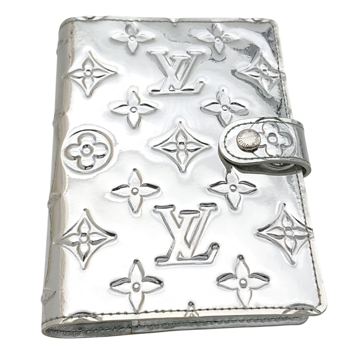 Louis Vuitton Agenda PM Monogram Miroir Silver Cover — view 4