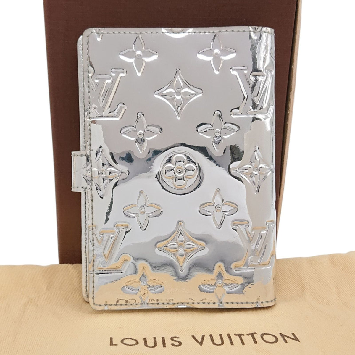 Louis Vuitton Agenda PM Monogram Miroir Silver Cover — view 2