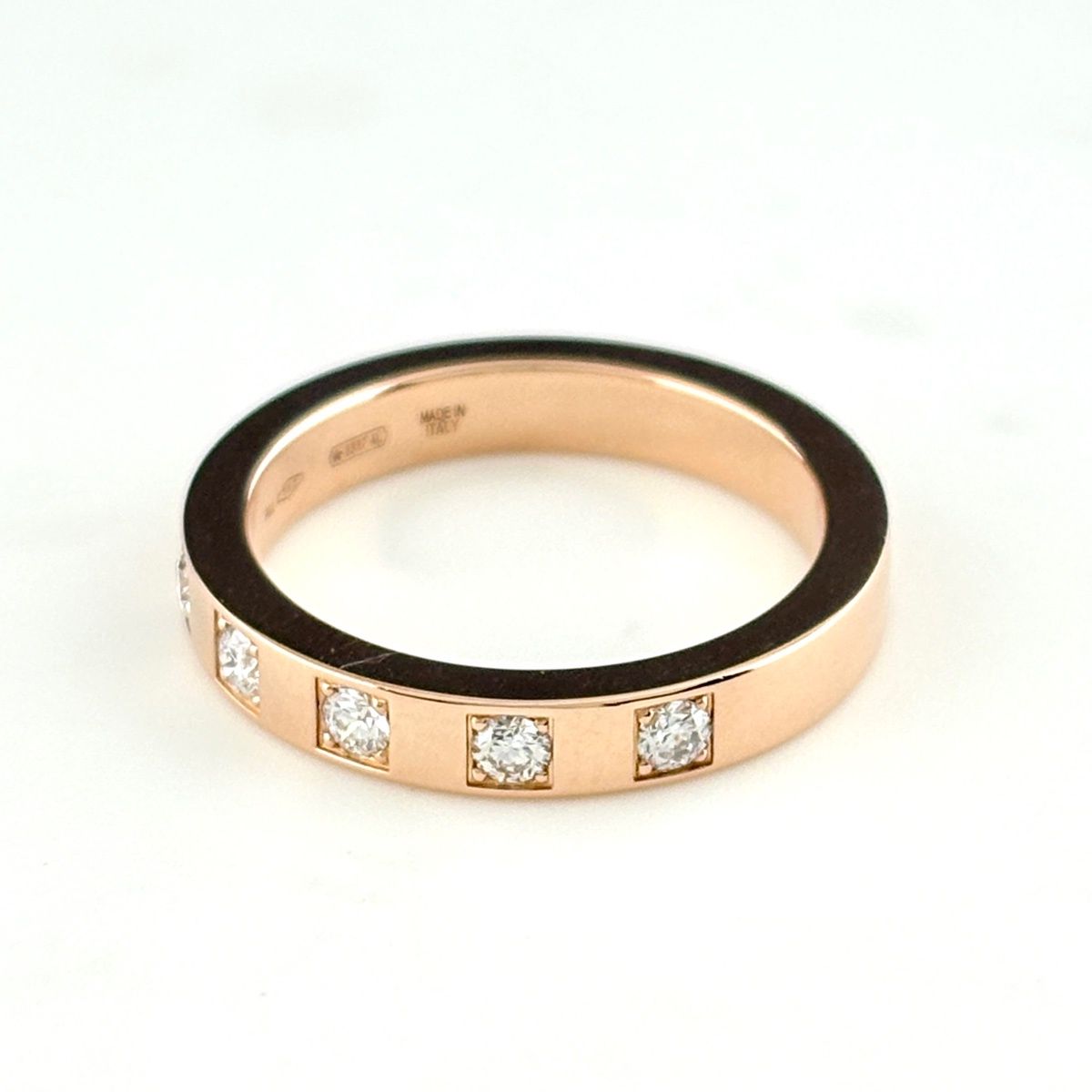 Bvlgari Marry Me Pink Gold Ring Melee Diamond — view 3