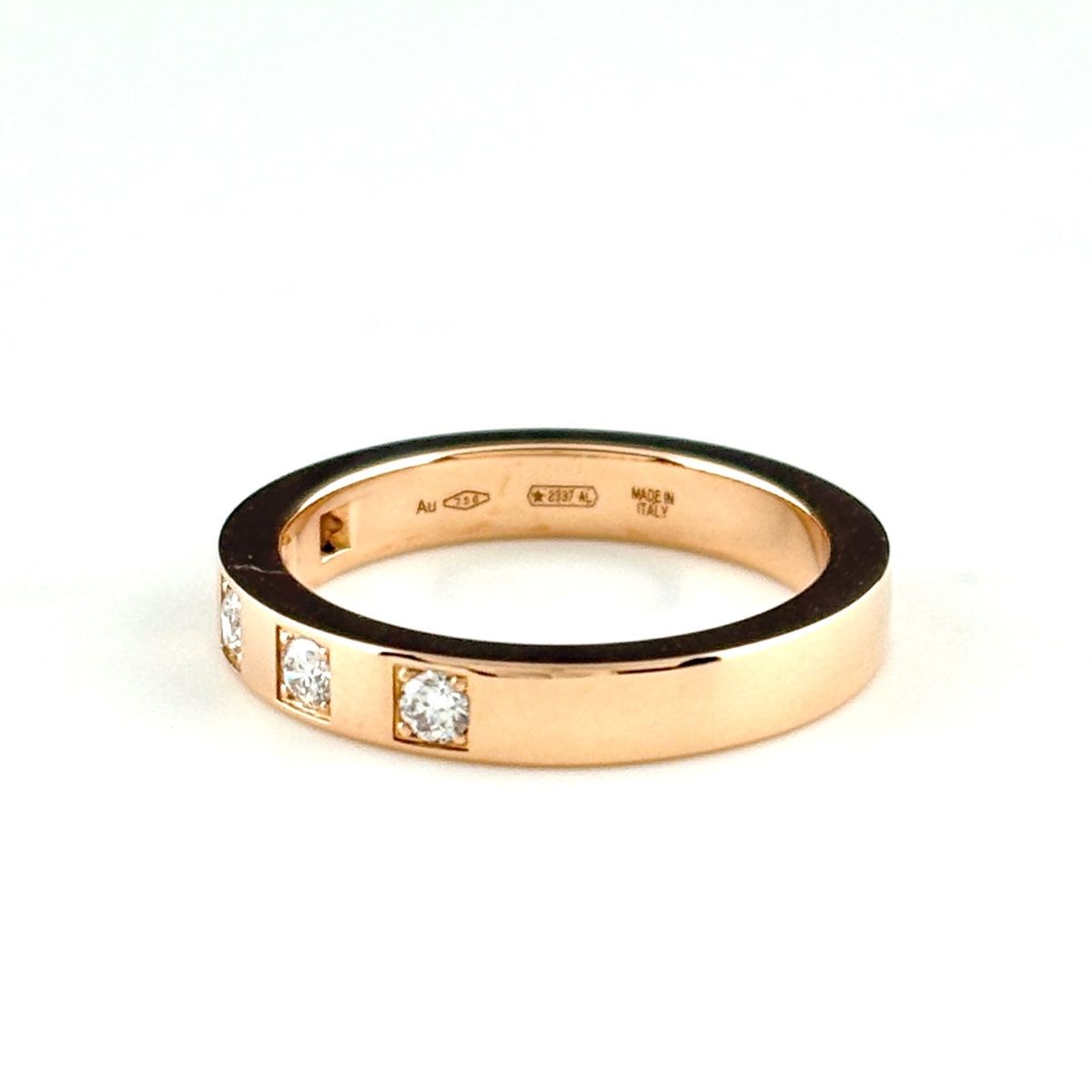 Bvlgari Marry Me Pink Gold Ring Melee Diamond — view 4