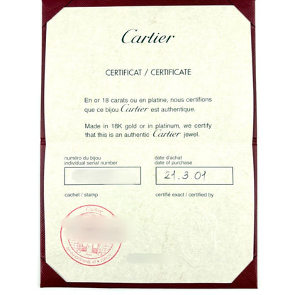 Cartier Trinity Yellow Gold Pink White Ring Melee Diamond Three Color — view 8