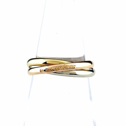 Cartier Trinity Yellow Gold Pink White Ring Three Color