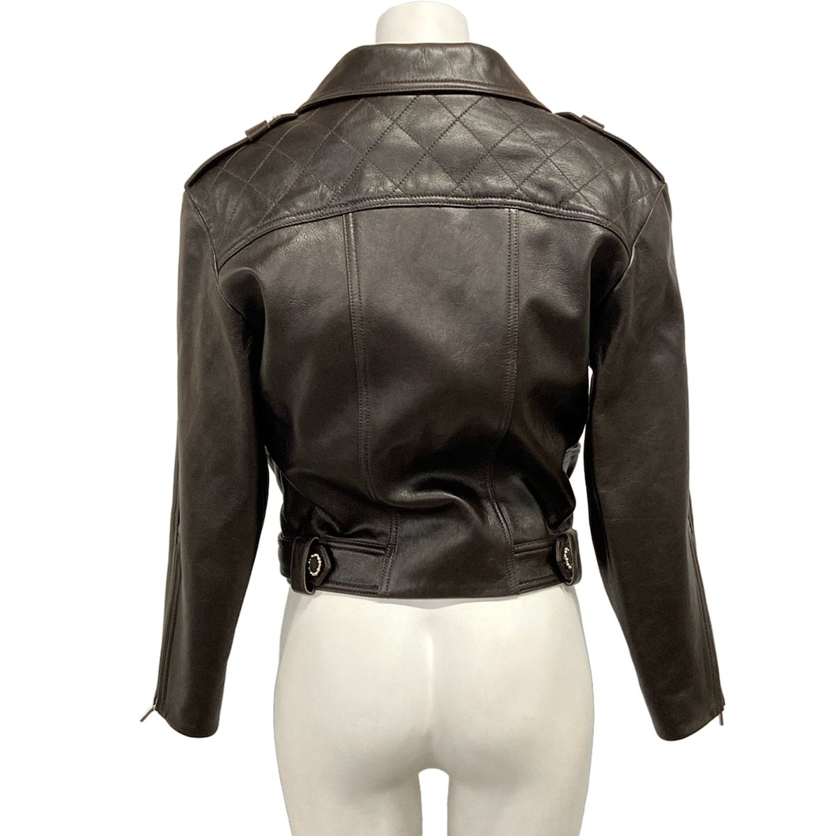 Chanel Rider's Jacket S Dark Brown — view 2