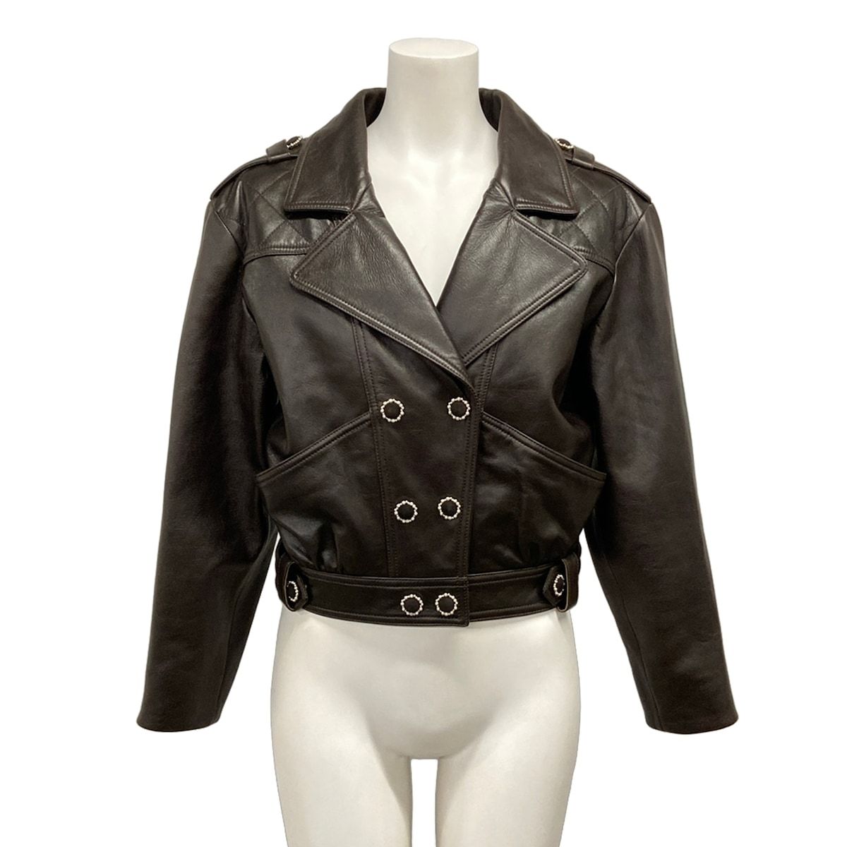 Chanel Rider's Jacket S Dark Brown