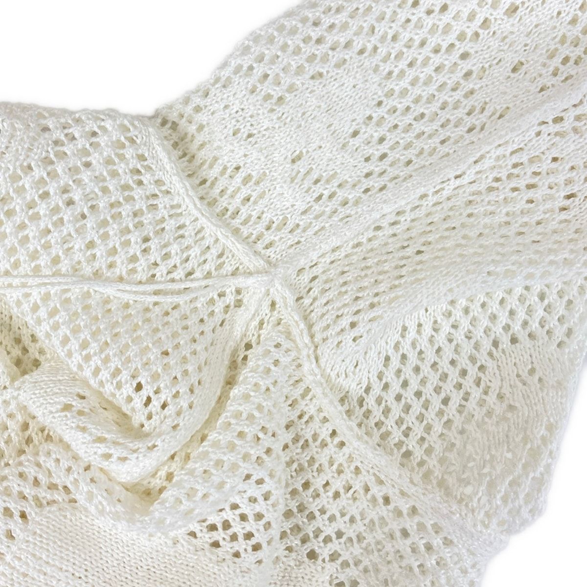 Chanel Jacket M Ivory Autumn Items Mesh Rhinestone — view 8