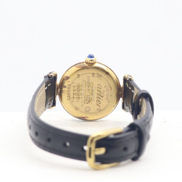 Cartier Must Colisee 925 Sterling Silver Ivory Dial Watch — view 4