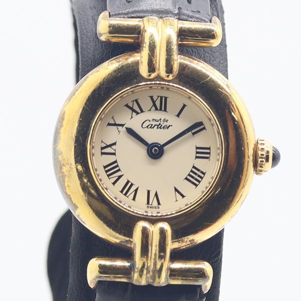 Cartier Must Colisee 925 Sterling Silver Ivory Dial Watch