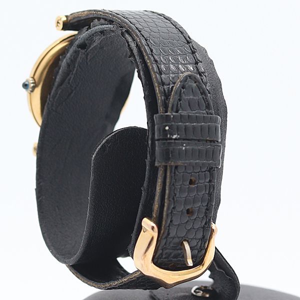Cartier Must Line Vendome Black Dial Watch — view 3