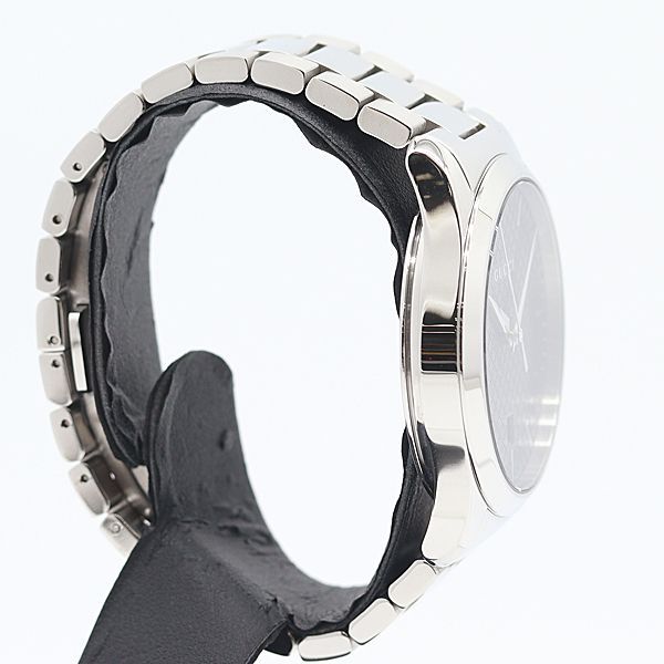 Gucci G-Timeless 126.4 Date Black Dial Watch — view 2