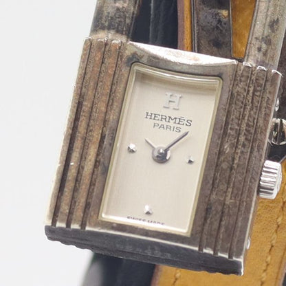 Hermes Kelly Watch Silver Dial