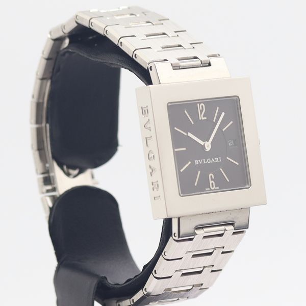 Bvlgari Bulgari Quadrato Black Dial Watch — view 2