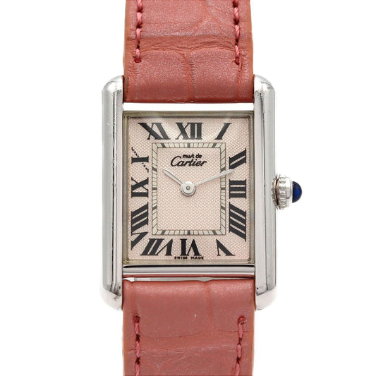 Cartier Must Tank SM Limited Silver Quartz Watch