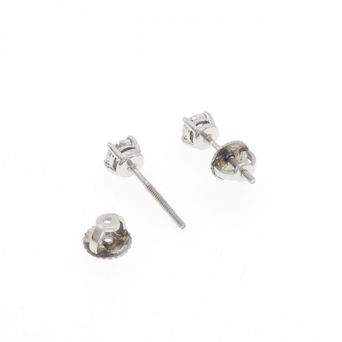 Tiffany & Co Solitaire Earrings — view 3