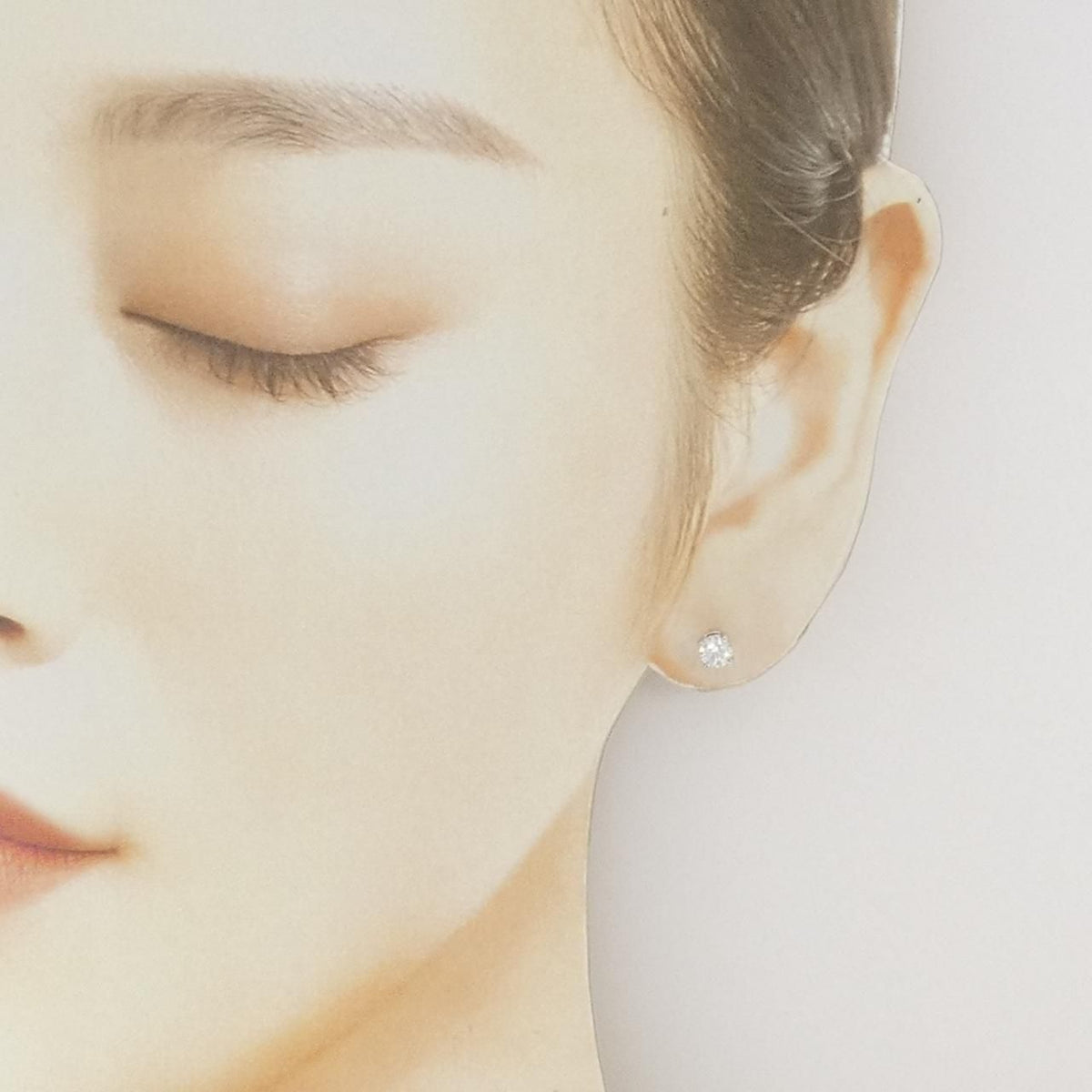 Tiffany & Co Solitaire Earrings — view 4