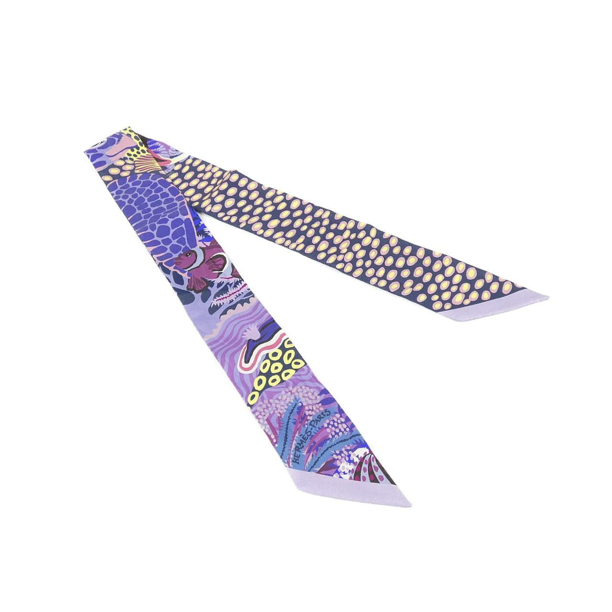 Hermes Twilly Scarf Purple