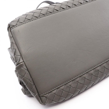 Bottega Veneta Tote Intrecciato 2-Way Gray Leather Handbag — view 5