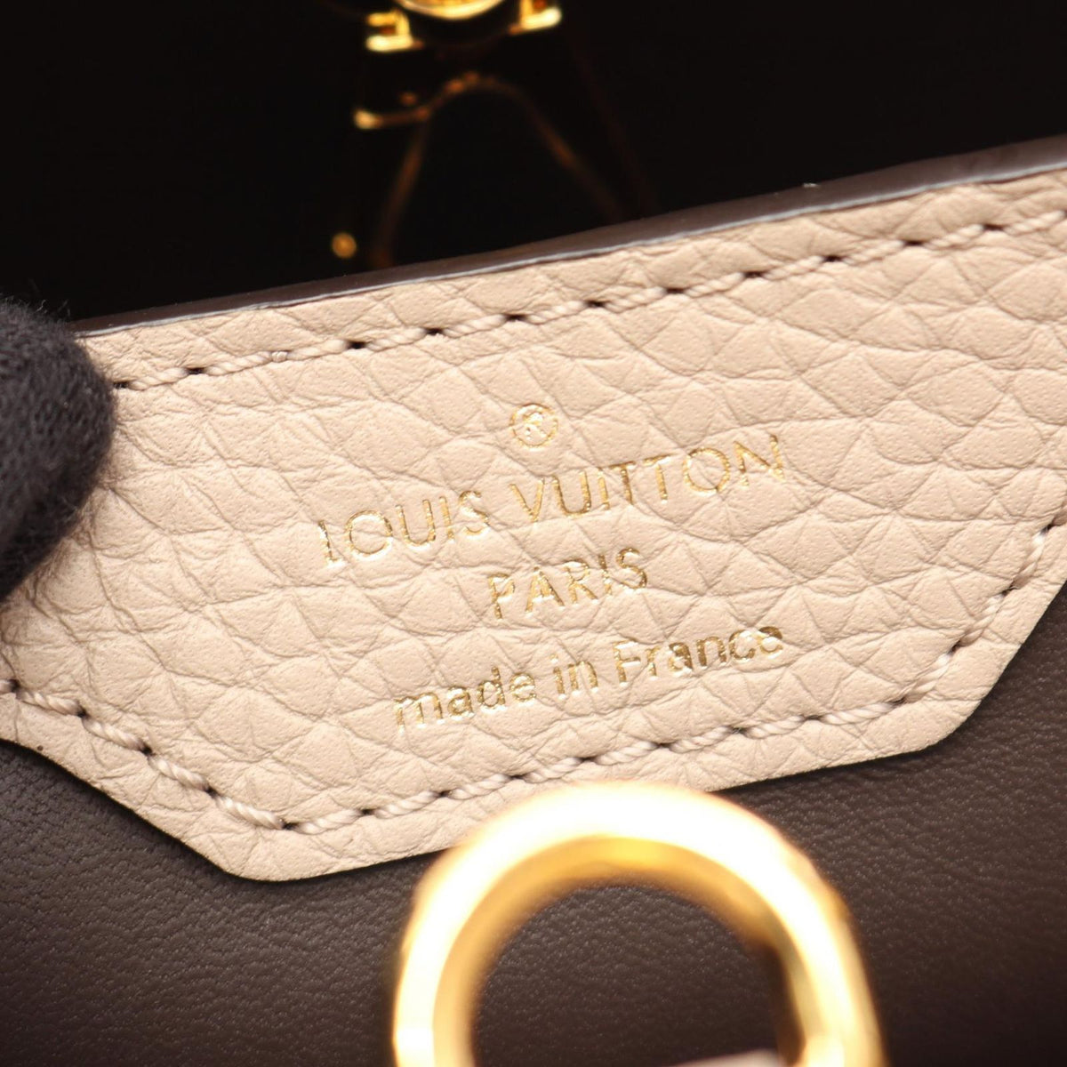 Louis Vuitton Handbag Capucines PM Parnassea Galet 2-Way Leather — view 4