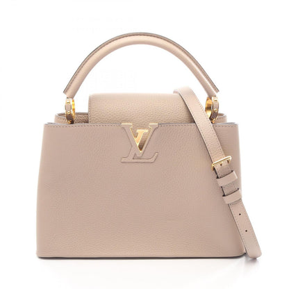 Louis Vuitton Handbag Capucines PM Parnassea Galet 2-Way Leather