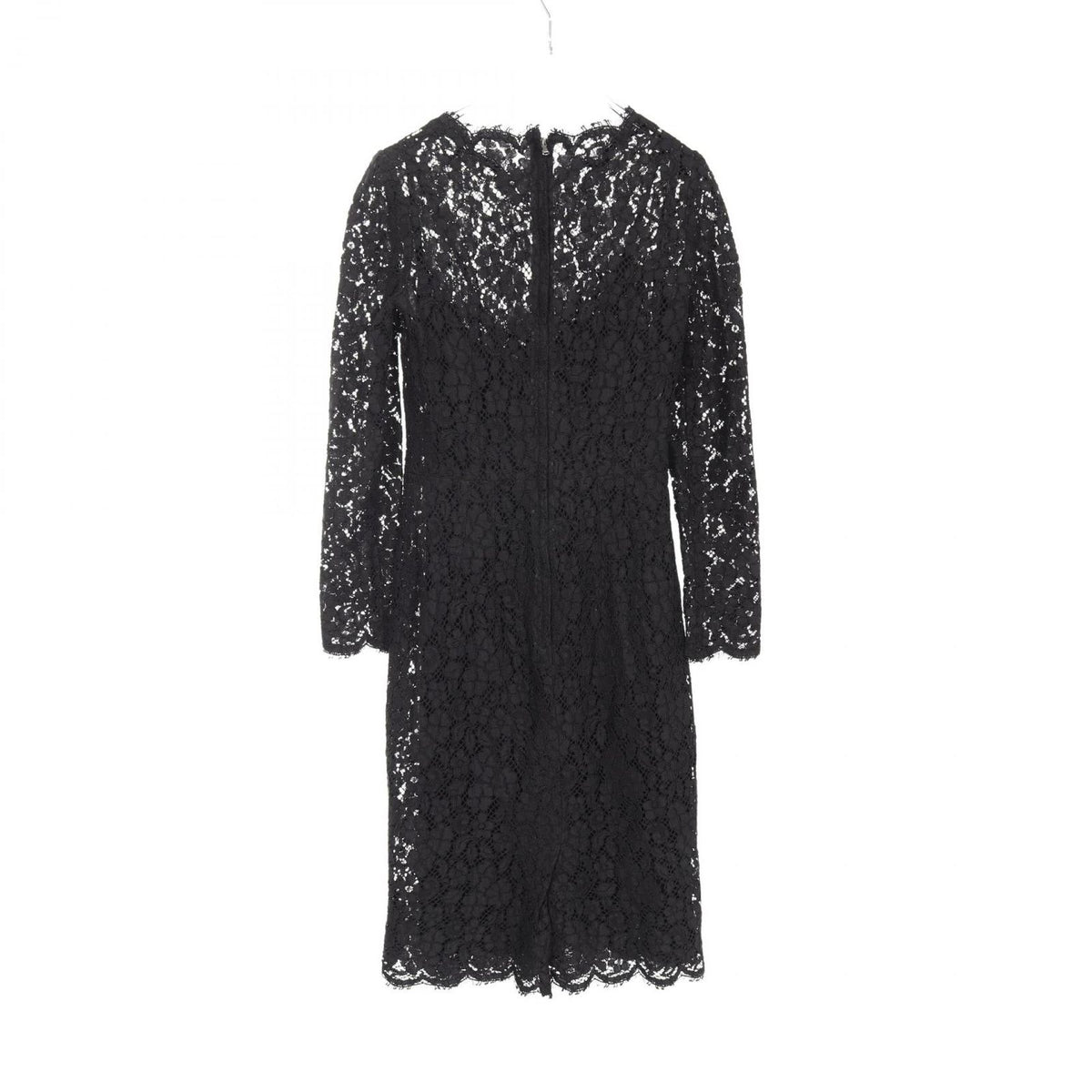 Dolce & Gabbana Dress Lace Long Sleeve BK — view 2