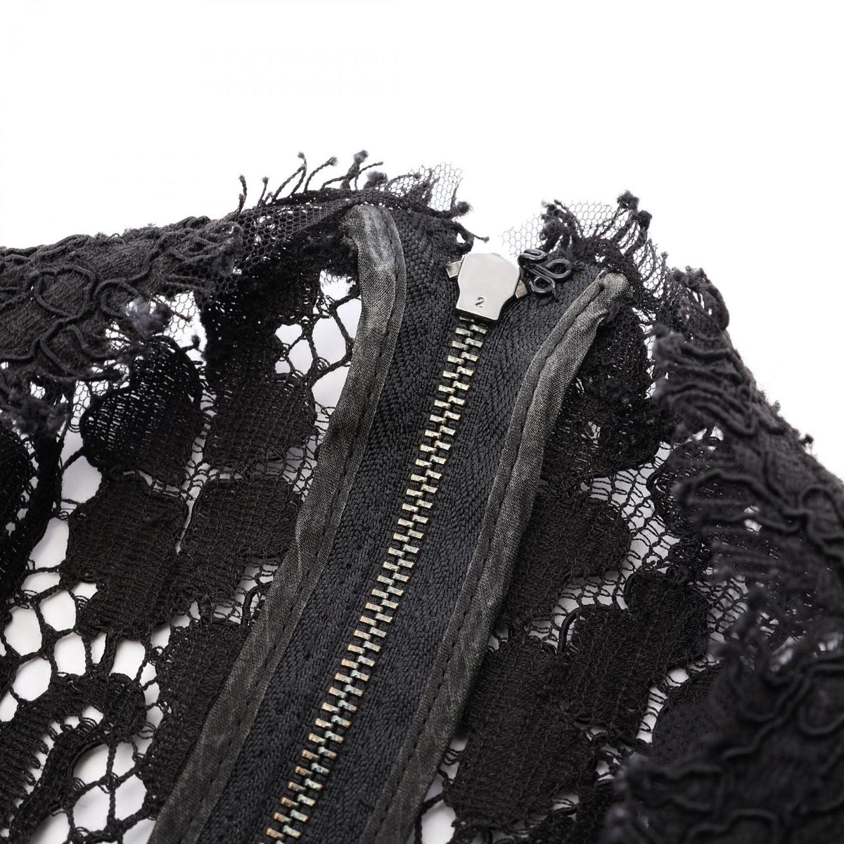Dolce & Gabbana Dress Lace Long Sleeve BK — view 6