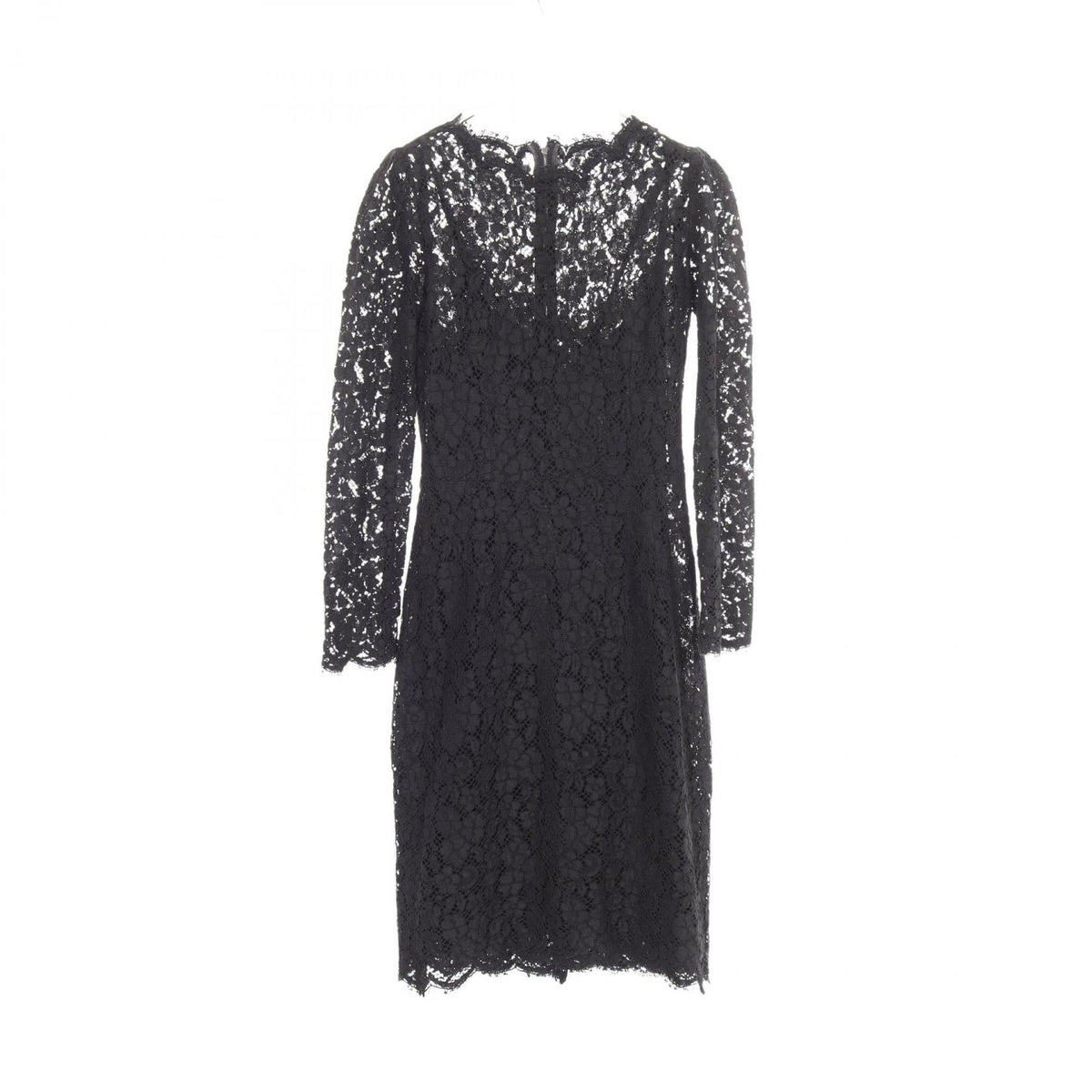 Dolce & Gabbana Dress Lace Long Sleeve BK