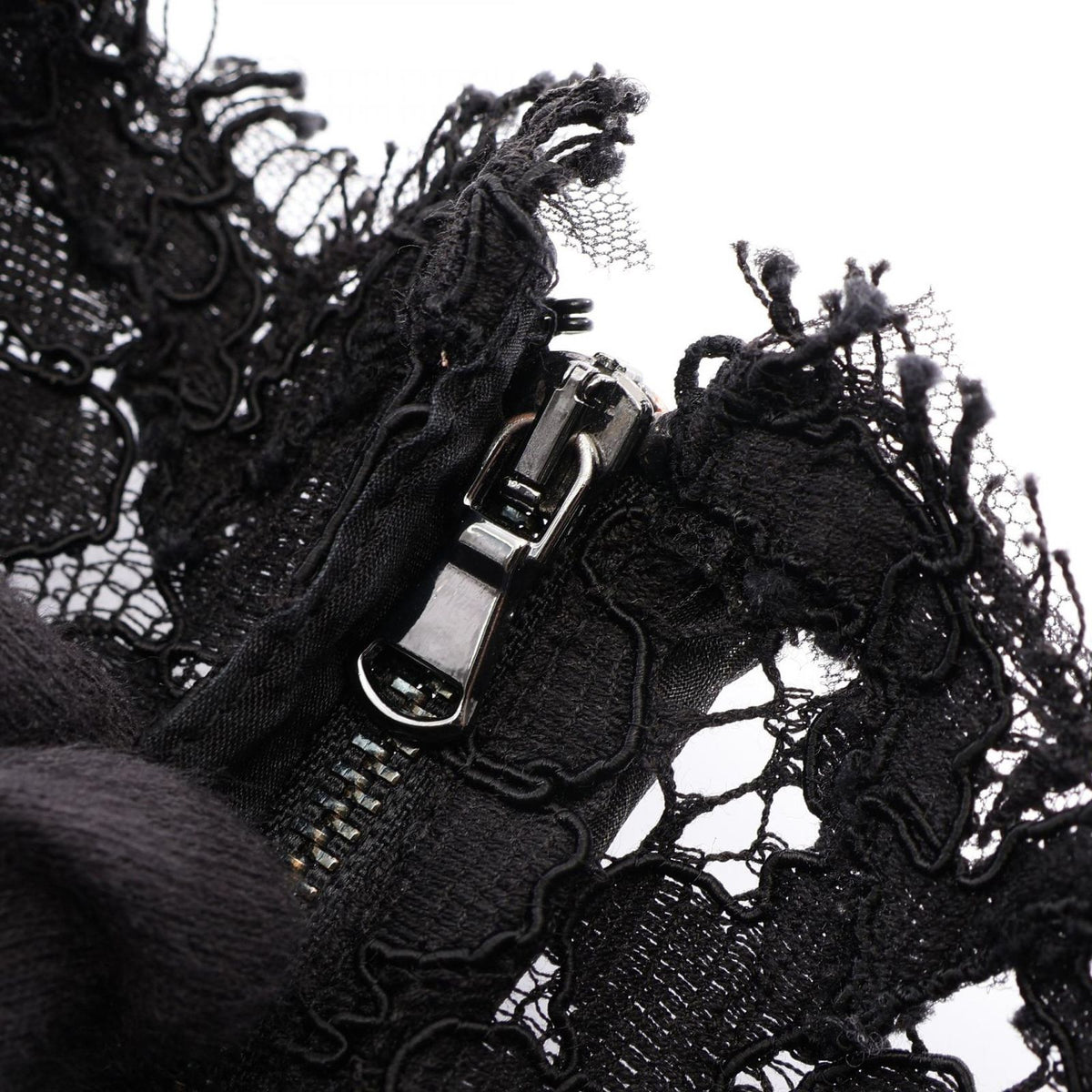 Dolce & Gabbana Dress Lace Long Sleeve BK — view 5