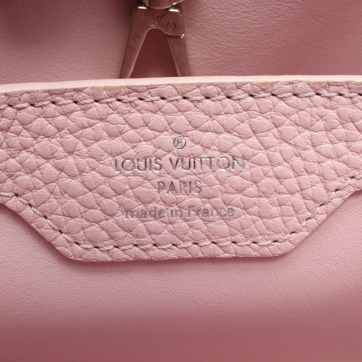 Louis Vuitton Handbag Capucines BB Flower Tinsel 2-Way Rose Ballerine Leather — view 4