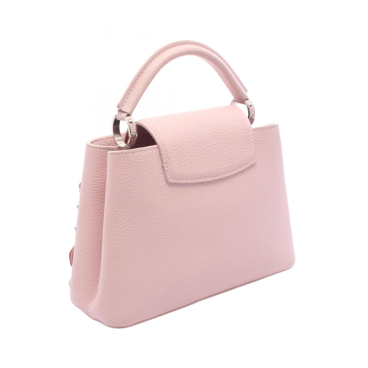 Louis Vuitton Handbag Capucines BB Flower Tinsel 2-Way Rose Ballerine Leather — view 2