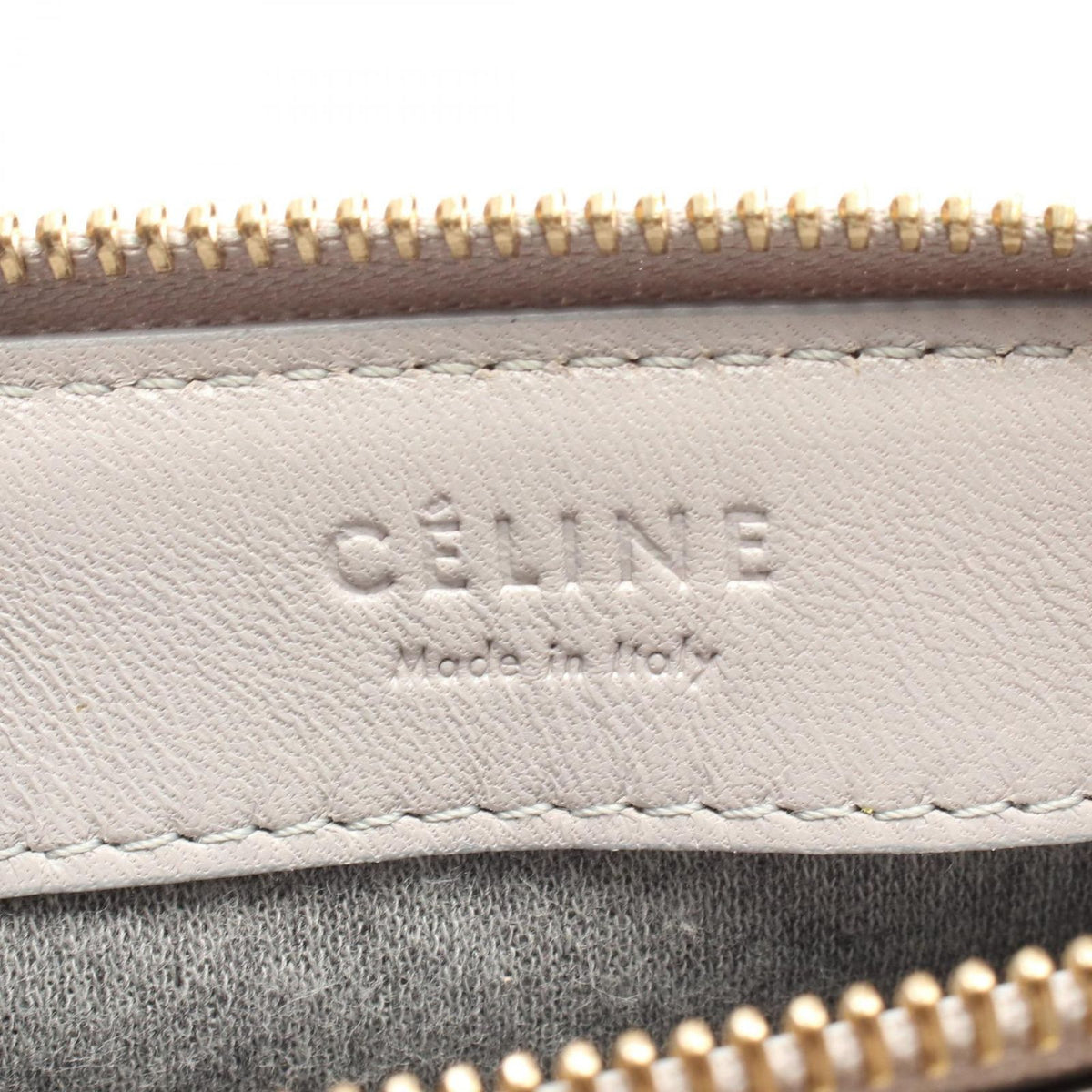 Celine Shoulder Bag Trio Small Gray Leather — view 4
