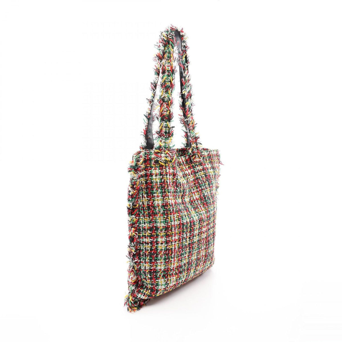 Chanel Tote Bag Black Multi Fabric Leather — view 2