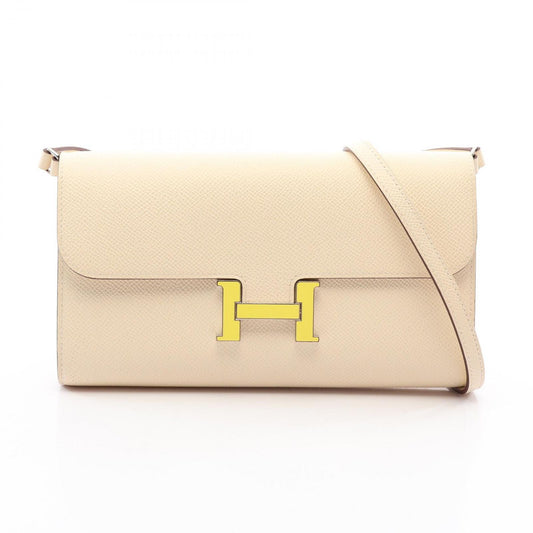 Hermes Shoulder Bag Constance Long to Go Nata Lime