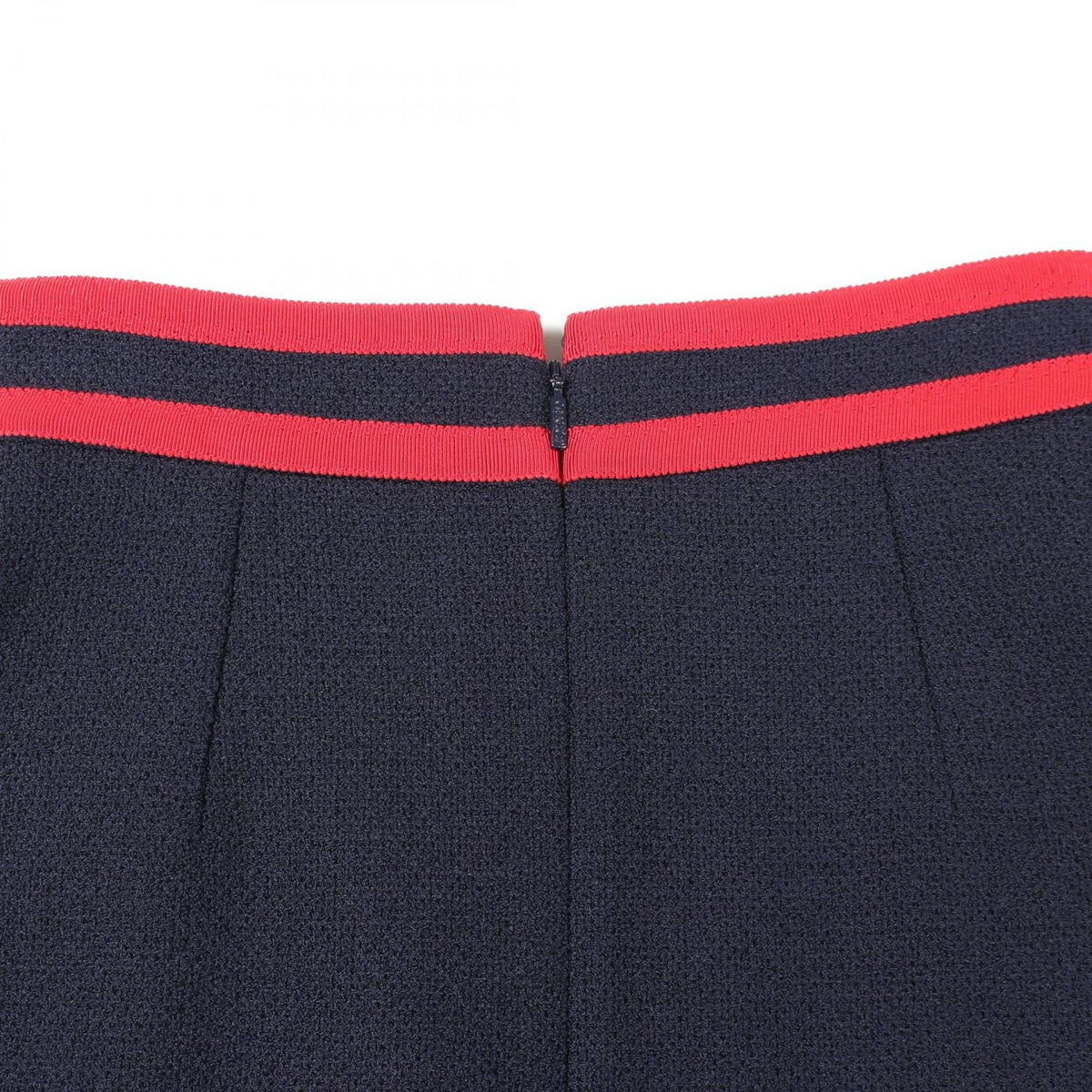 Gucci Skirt Cat Head Button Navy Wool — view 6