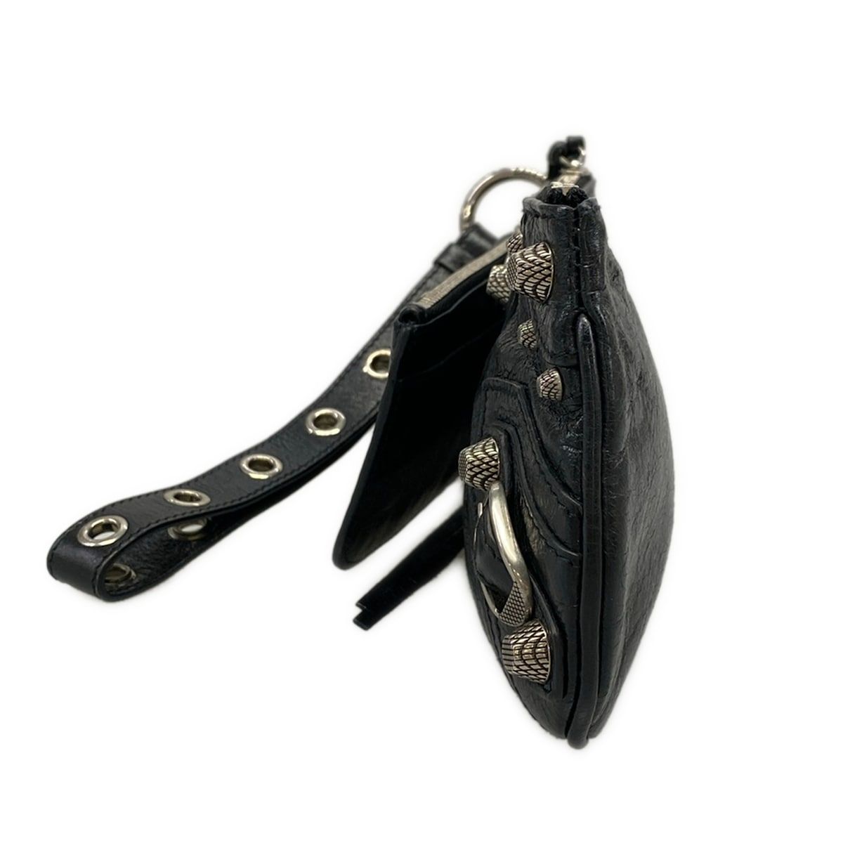 Balenciaga Clutch Le Cagole Black Leather — view 4