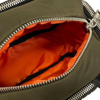 Prada Handbag Khaki Black Leather — view 7
