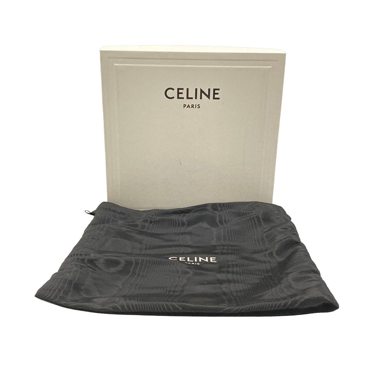 Celine Shoulder Bag Triomphe Canvas White Blue Red Leather — view 8